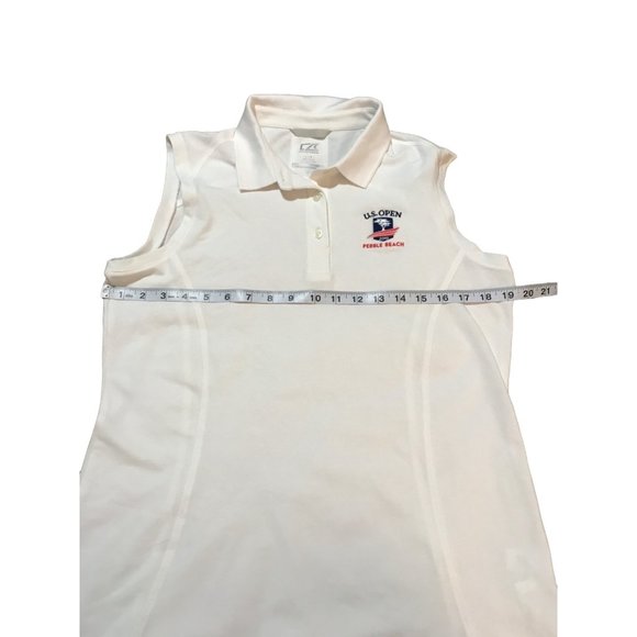 2019 Pebble Beach US Open Women's Cutter And Buck Golf Shirt Dry Tec Cotton Ladi - Picture 6 of 8